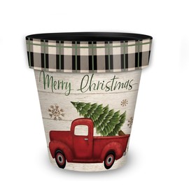 Briarwood Lane Merry Christmas Pickup Truck Medium Planter