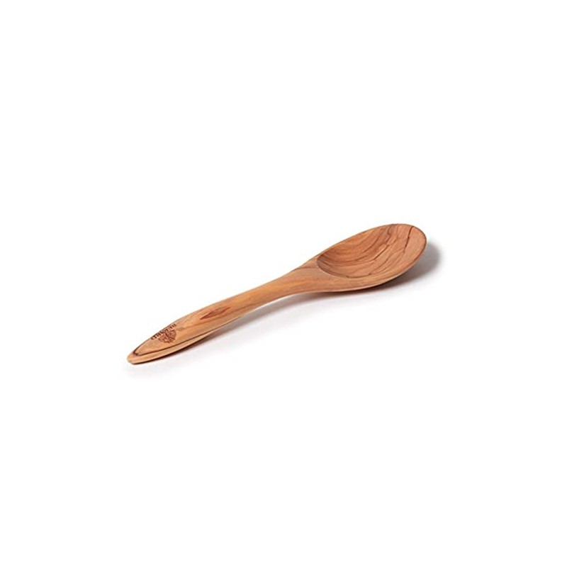 Berard Olive Wood 12-Inch Handcrafted Wood Spoon, Terra Collection