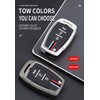 HIBEYO Flip Key Car Key Case Fits SsangYong Tivoli Rexton