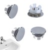 4 Pack Sink Basin Overflow Trim Ring Solid Brass Bathroom