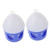 BESPORTBLE 2pcs Portable Bird Water Dispenser Reusable Pigeon Feeder Unique