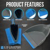 4 in 1 Dustpan and Brush Set - Clean all