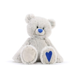 DEMDACO Clever Blue Sapphire Color September Birthstone 8.5 inch Children's Plush Stuffed Animal Toy