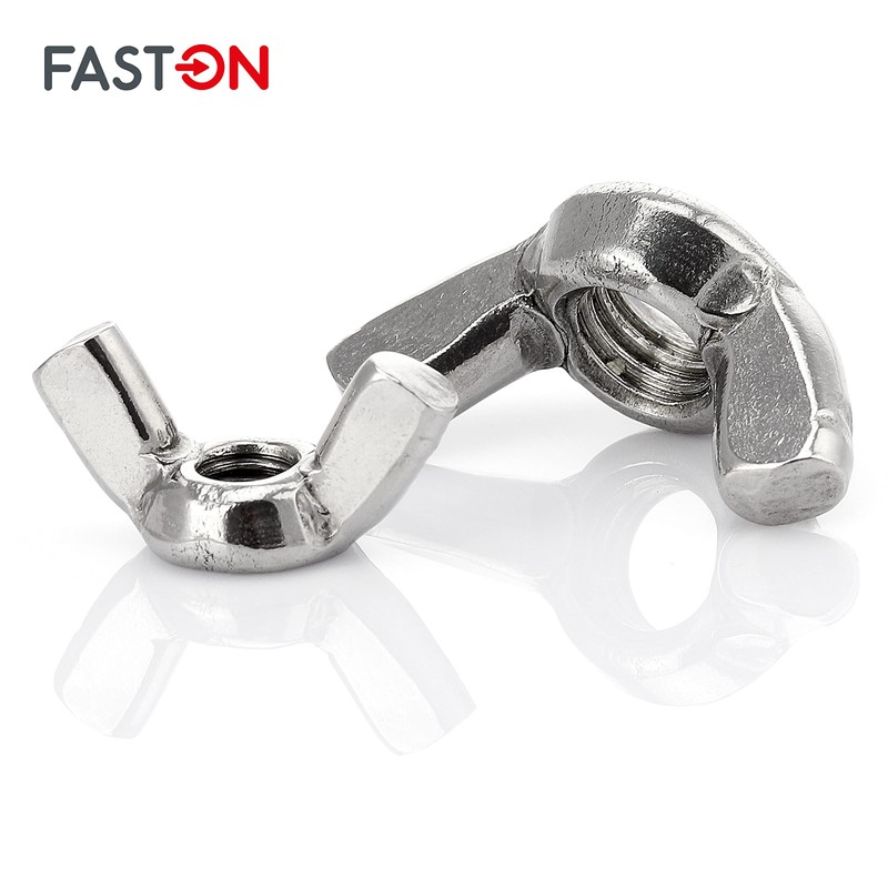 FASTON Wing Nuts M8 American Shape Stainless Steel A2 V2A