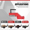 ECOTRIC Clamp On Trailer Hitch 2" Ball Mount Receiver Adapter