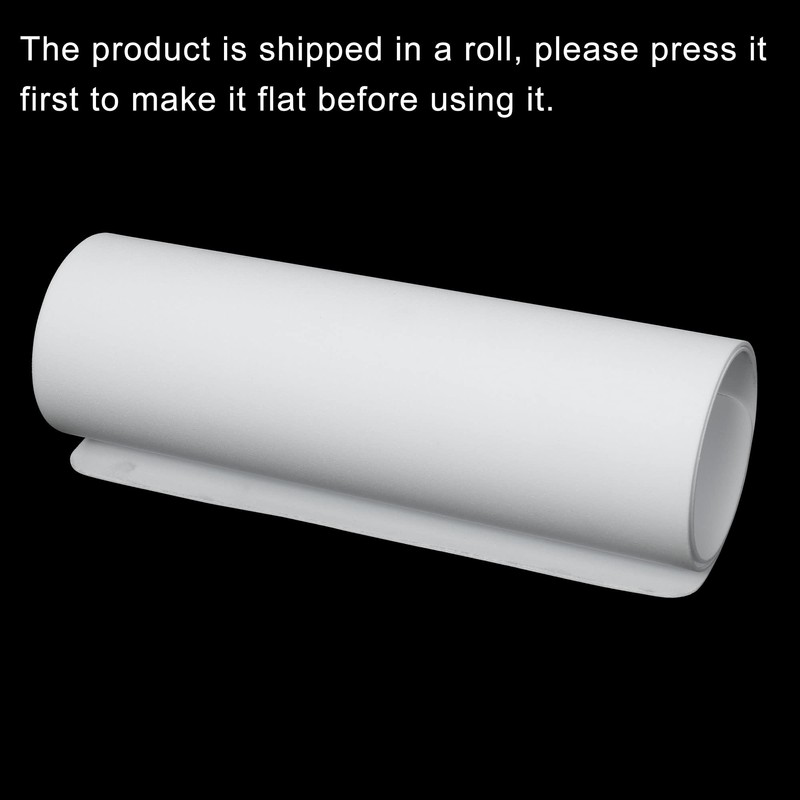 PATIKIL 2pcs 65x30cm EVA Background White/Black Soft Photography Background Light