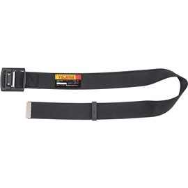 Tajima New Standard Safety Belt Body Belt S Black BABCS110-BK Length 43.3 inches (110 cm) Curve Shape Fits Easy to Use with Leather Gloves Lightweight Aluminum Finger Black Buckle, Extra Thick Nylon Belt with Strong Waist, S Size Fits Women and Fine Body