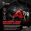 MZS Motorcycle Lever Guards, Aluminum Clutch Brake Handlebar Protector Universal