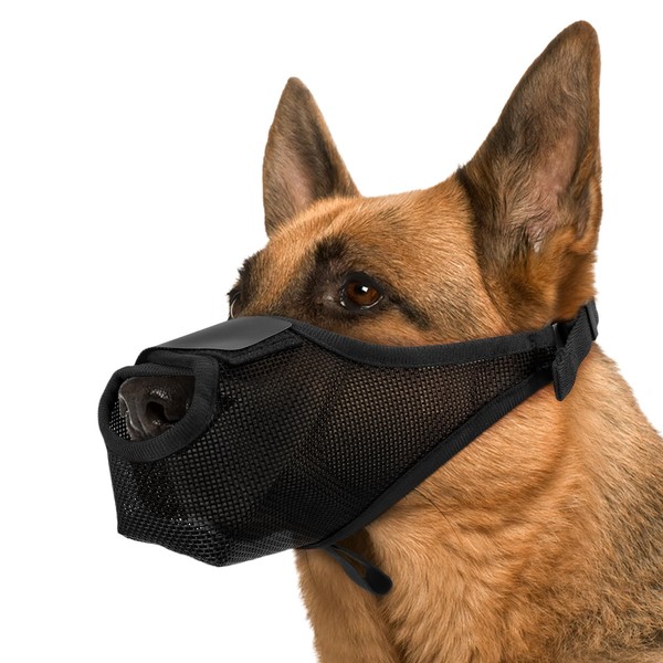 Dog Muzzle, Adjustable Breathable Dog Mouth Cover, Anti Biting Barking