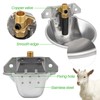 Stainless Steel Thicken Sheep Waterer Automatic Dispenser Goat Copper Valve