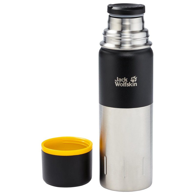 Jack Wolfskin Unisex - Adult Kolima Thermos Flask, Black, One