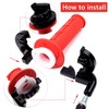 Riyitauto 7/8" 22mm Twist Throttle Accelerator Soft Rubble Handle Grip