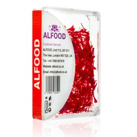Premium Saffron Threads – 100% Pure Super Negin Zafran – Latest Harvest, Farm Fresh – Rich Aroma & Colour – Spice for Cooking & Tea – AlFood (0.5g (0.017oz) | ~205 Strands | Mini Pack)
