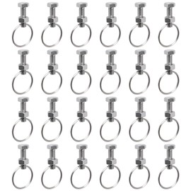 INCREWAY M6 Bolts with Nuts Screw Kits, 24 Set Greenhouse Bolts and Rings Creates Hanging Anchor Points in Glazing Bar Channels to Plant Clips for Climbing Plants