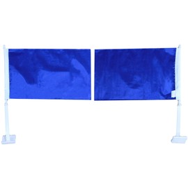 Wholesale Lot of 12 Navy Blue Solid Color 12x18 12"x18" Rough Tex Knit Nylon Double Sided Car Vehicle Flag