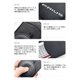 SUVVNE Car Sunglasses Clip for New Prius 60 Series Car Sun Visor Pocket Glasses Holder Leather PRIUS 60 Series ZVW60 ZVW65 MXWH60 MXWH65 (January 2023 - Present) Car Sun Visor Pocket, Card Storage, 2