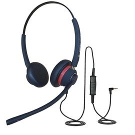 eartec office Headset for Gigaset E45 E630H R650H S44 S45 S67H S650H PRO S850A GO DECT Noise Cancelling Mic Handset + FREE Lead QD011 EAR510D Double Ear