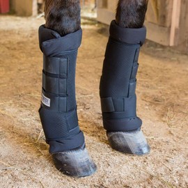 Dura-Tech Tekno-Dri Breathable Quick Wraps for Horses | Size X-Large | Easy to Use Two-Piece Design | Outstanding for Extra Protection | Breathable Neoprene Outer Wrap | Moisture Wicking Inner Wrap