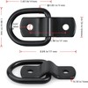 10PACK D Rings Tie Down Anchors Hooks,1/4" Heavy Duty Trailer