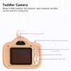 Kids Digital Camera Khaki 40MP HD Dual Camera Children's Cartoon