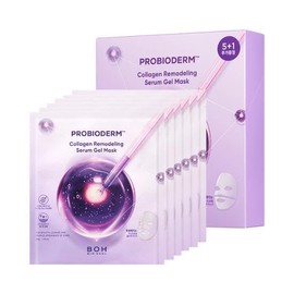 BIOHEAL BOH BIOHEAL BOH PROBIODERM? Collagen Remodeling Serum Gel Mask (6ea X 34g) | Hydrogel Mask with Collagen Capsules for Firmness & Pore Refinement | Hydrating Facial Mask for Smoother Skin