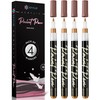 Stylo 4 Stück Metallic Marker Stifte Set – Roségold, permanente