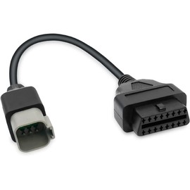 Alchiauto 6pin 6 pin OBD-Motorrad kabel 6poliger Diagnose-Motor adapter CAN OBD2 OBDII Diagnose stecker für BRP Moto ATV UTV Motor