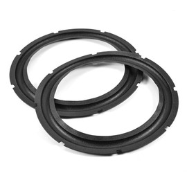 Liccx Speaker Surround Kits,10inch Loudspeaker Speaker Surround Repair Rubber Woofer,Replacement Rubber Woofer Repair Parts for Speakers(2PCS)