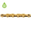 KMC X12 Ti-N Gold 126 Link Waxed Chain