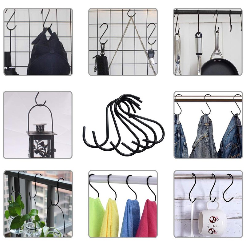 Fushing S Hooks Stainless Steel Kitchen Utensil Closet Metal Utensil