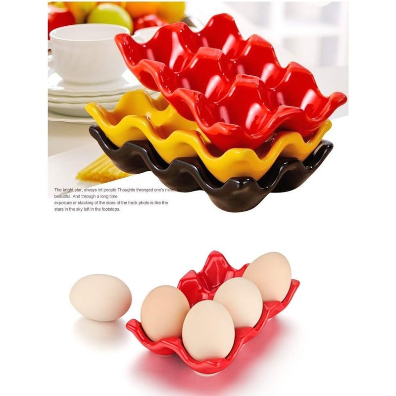 URWOOW Cup Egg Tray Holder (White)
