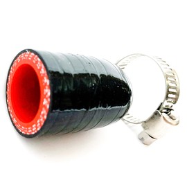 Bekelan 3/4" (19mm) Black High Temperature 3-ply Reinforced Silicone Coolant Cap With Clamp (Coolant/Water/Air. Turbo Bypass Valve/Vacuum/Throttle Body Water Port/Heater Core/Fix Leak)