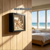 Square Shadow Box,Display Shadow Box with Slot,Featuring