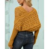BNREOZA Women's Scarf with Sleeves, Yarn Scarf, Knitted Scarf Pullover