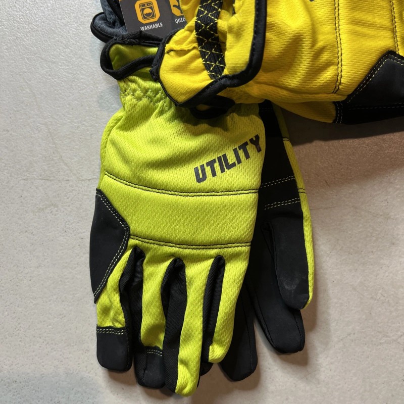 Firm Grip Utility Work Gloves L Stretch Heavy Duty, 3