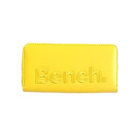 Bench Women's Purse Large XXL Wallet Zip Clutch Colour: Yellow, yellow, clutch