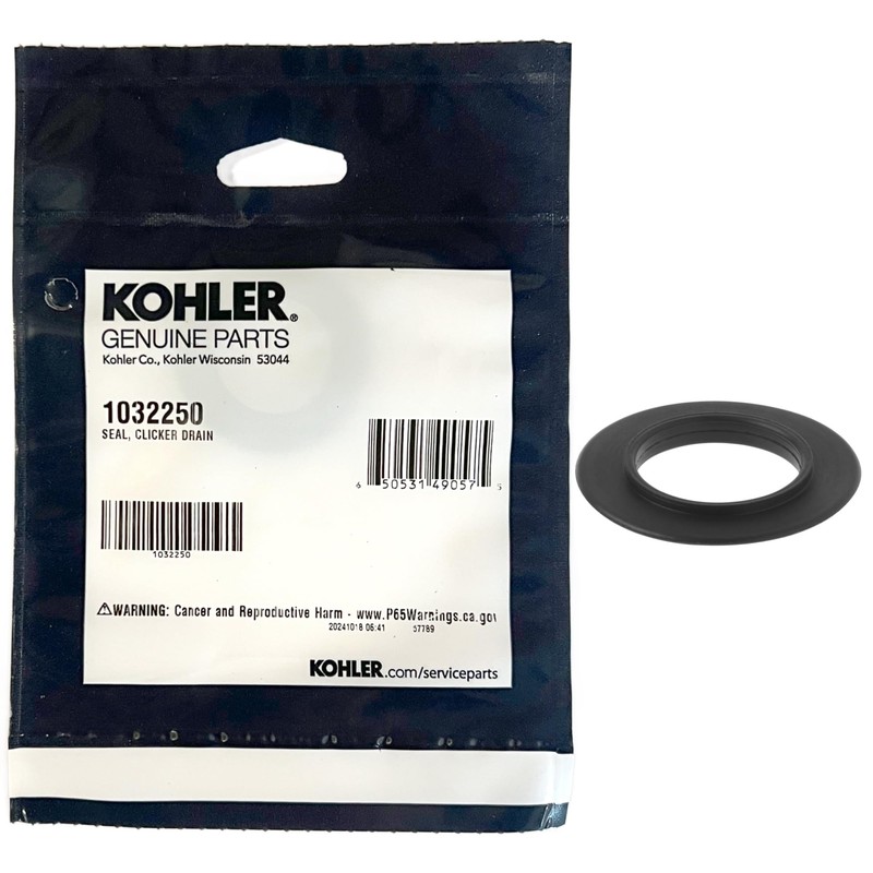 KOHLER 1032250 Seal Ring for Sink Pop-Up Stoppers or Clicker-Style