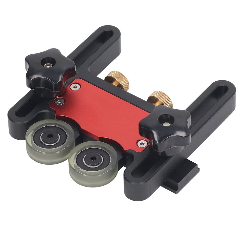 Double Wheel Bearing Stock Roller, Adjustable Height Table Saw Feeding