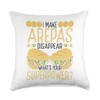 Arepa Making Arepa Flour Venezuelan Snacks Arepas Grill Throw Pillow