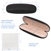 Joyberg Glasses Case, 2 Pack Eyeglass Case with Cleaning Cloth,