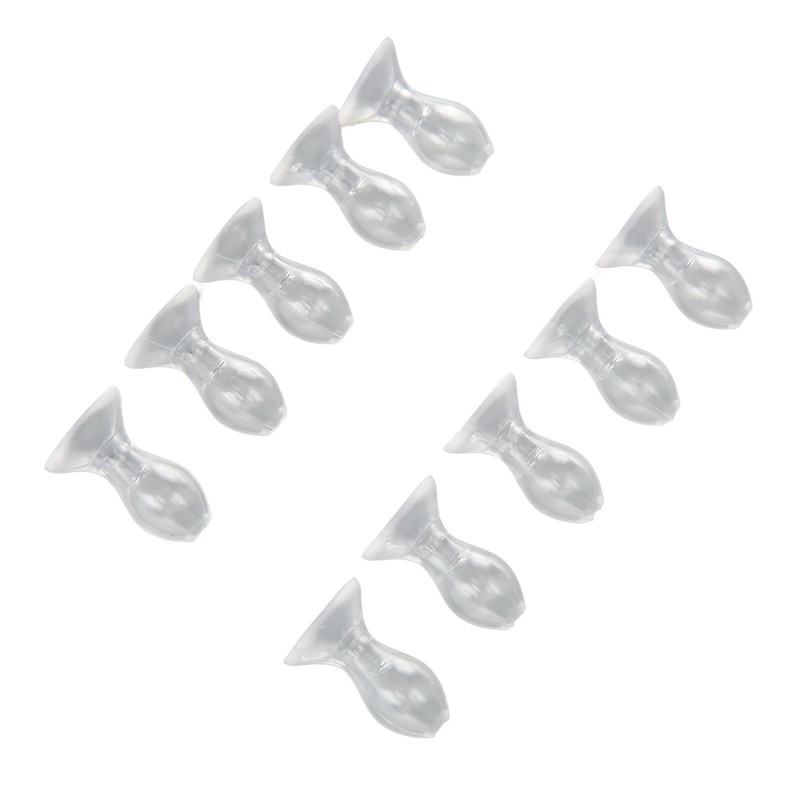 10pcs Hearing Amplifier Dome Silicone Ear Tip Earplug Replacement Accessory