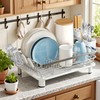 MOUKABAL Dish Drying Rack - Stainless Steel Dish Rack, Dish