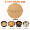 8 Inch Parchment Paper Rounds, Non-Stick, 300 Sheets