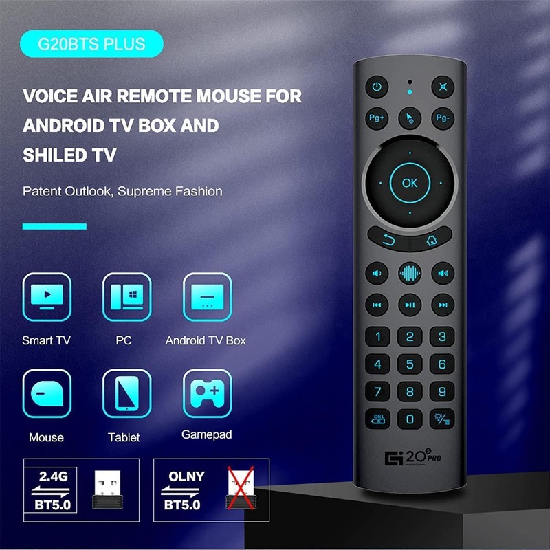 Bluetooth Voice Remote Control for Smart TVs, Universal Voice Remote