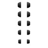 Rqker Eartips Compatible with Powerbeats Pro 2 Earbuds, 10 Pairs
