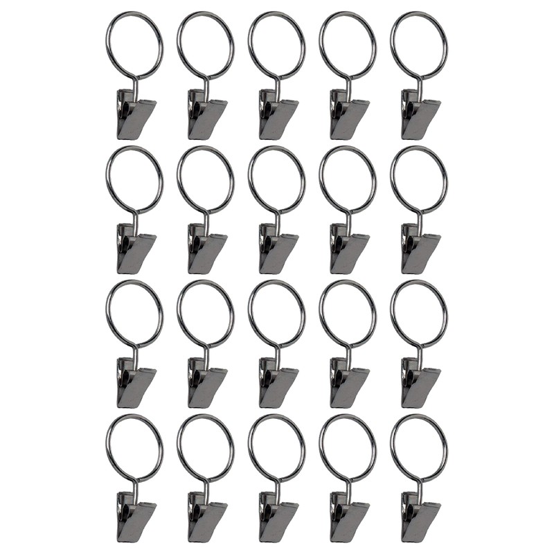 Swish Pincer Clips Pack of 20 Nickel Effect
