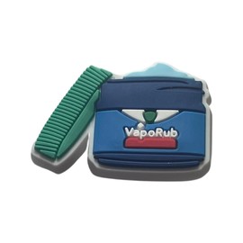 Caribe Heart Vapor Rub Shoe Charm