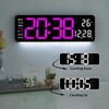 Gevvnss 13 Large Digital Wall Alarm Clock with Remote Control,LED