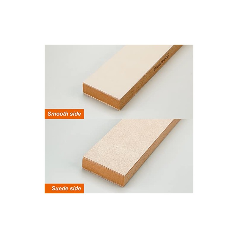 SHARPAL 205H Double-Sided Leather Strop 13.2" x 2.4" Kit, Genuine