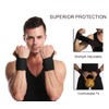 2 Pack Wrist Brace Wrist Straps for Weightlifting, Wrist Straps